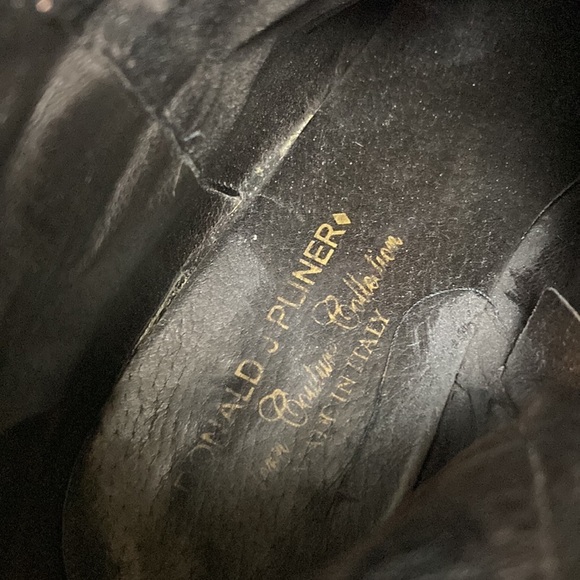 Donald J. Pliner Western Couture Collection Zip-up Ankle Boots Sz 7.5 Rodeo - Picture 13 of 16